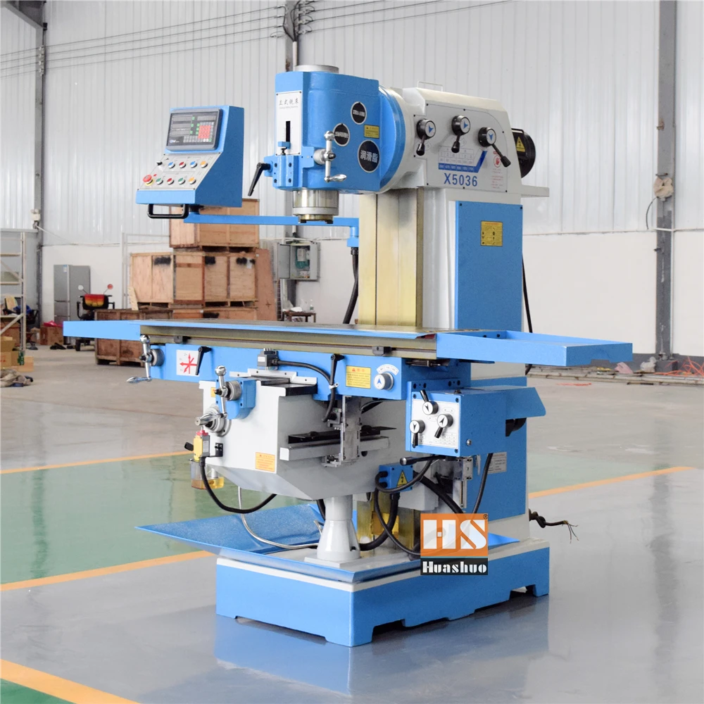 X Turret Drill Milling Machine Horizontal And Vertical Milling