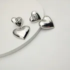 Rhinestone Earrings Earrings Newest Temperament Fashion Exaggerated Solid Heart Women Rhinestone Earrings Jewelry