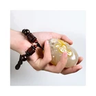 Jade Natural Jade And Agate Original Stone Handle Pieces Various Styles Hand-made Play Pieces Silk Jade Agate Pendant