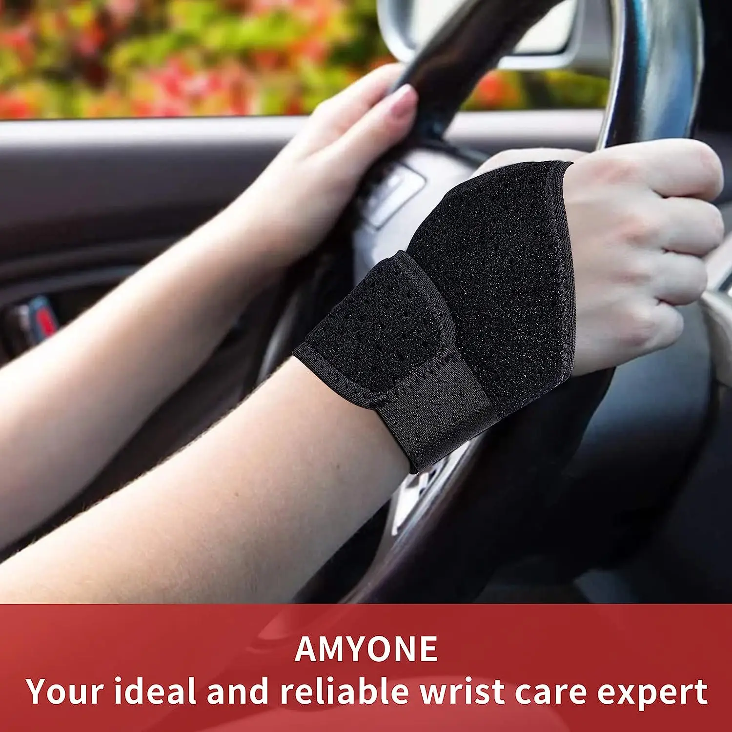 Doctor Developed Premium Neoprene Wrist Support Wrist Brace, Wrist Strap Hand Support Suitable for Both Hands