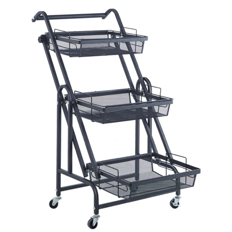 Customized office supplies printer can place storage trolley with drawer 3 layer rolling storage trolley drawer