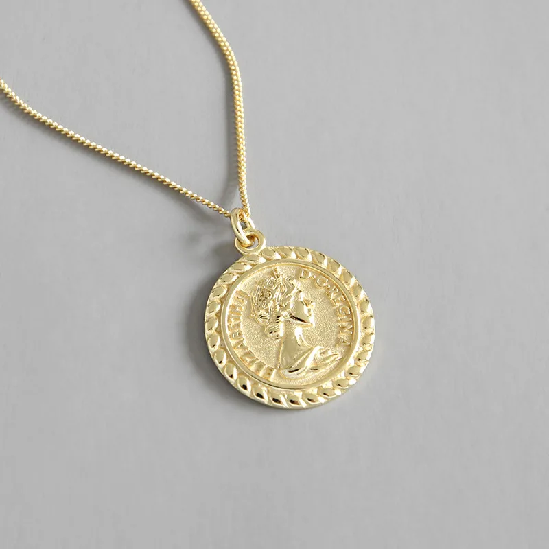 925 Sterling Silver Necklace 18k Gold 