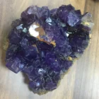 Rough Rough Stone Natural Raw Purple Fluorite Cluster Specimen Rough Stone Healing Crystal