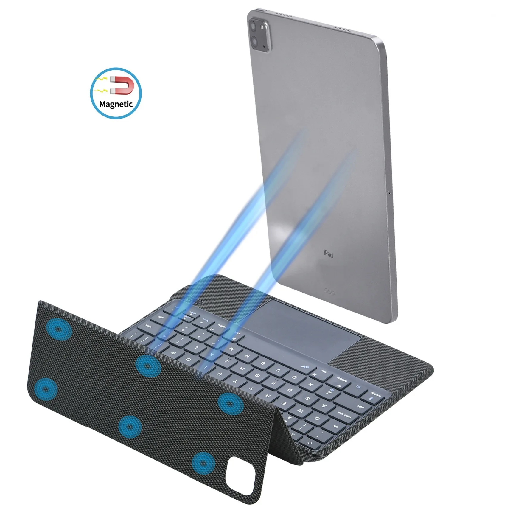 product touch sensitive magnetic instant control for wireless bluetooth magic keyboard for ipad air 11laudtec-9