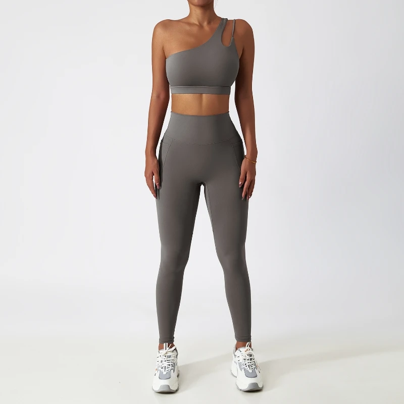 Lulu Yoga clothing selling sports fitness jogging set seamless customization