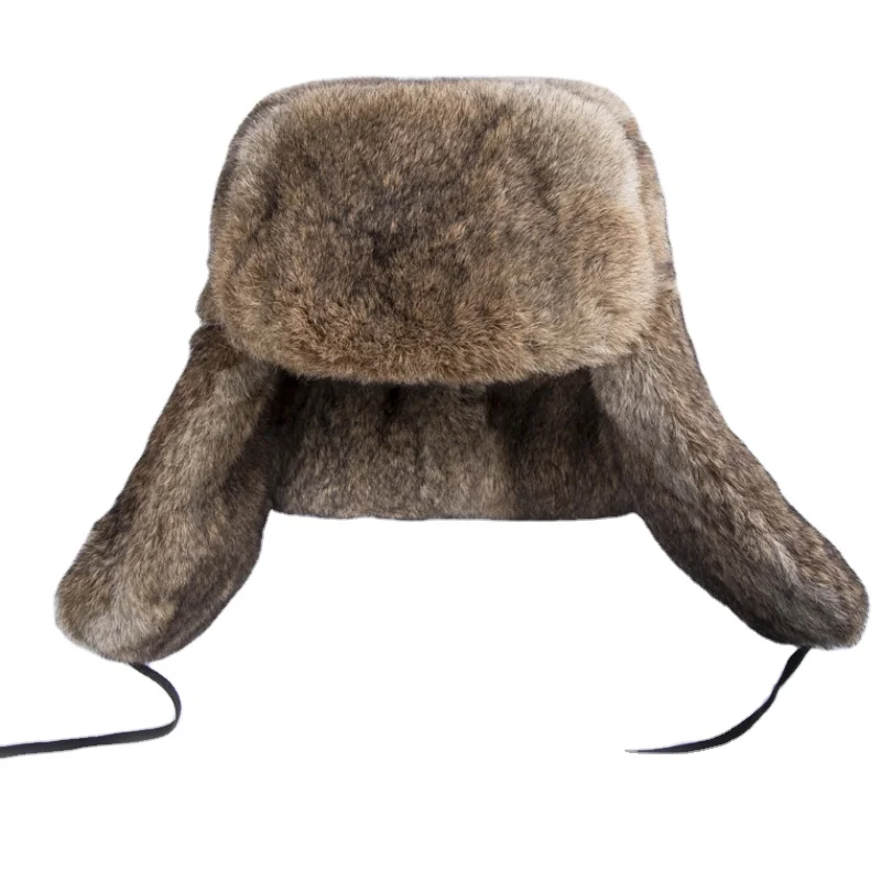 bomber hat real fur