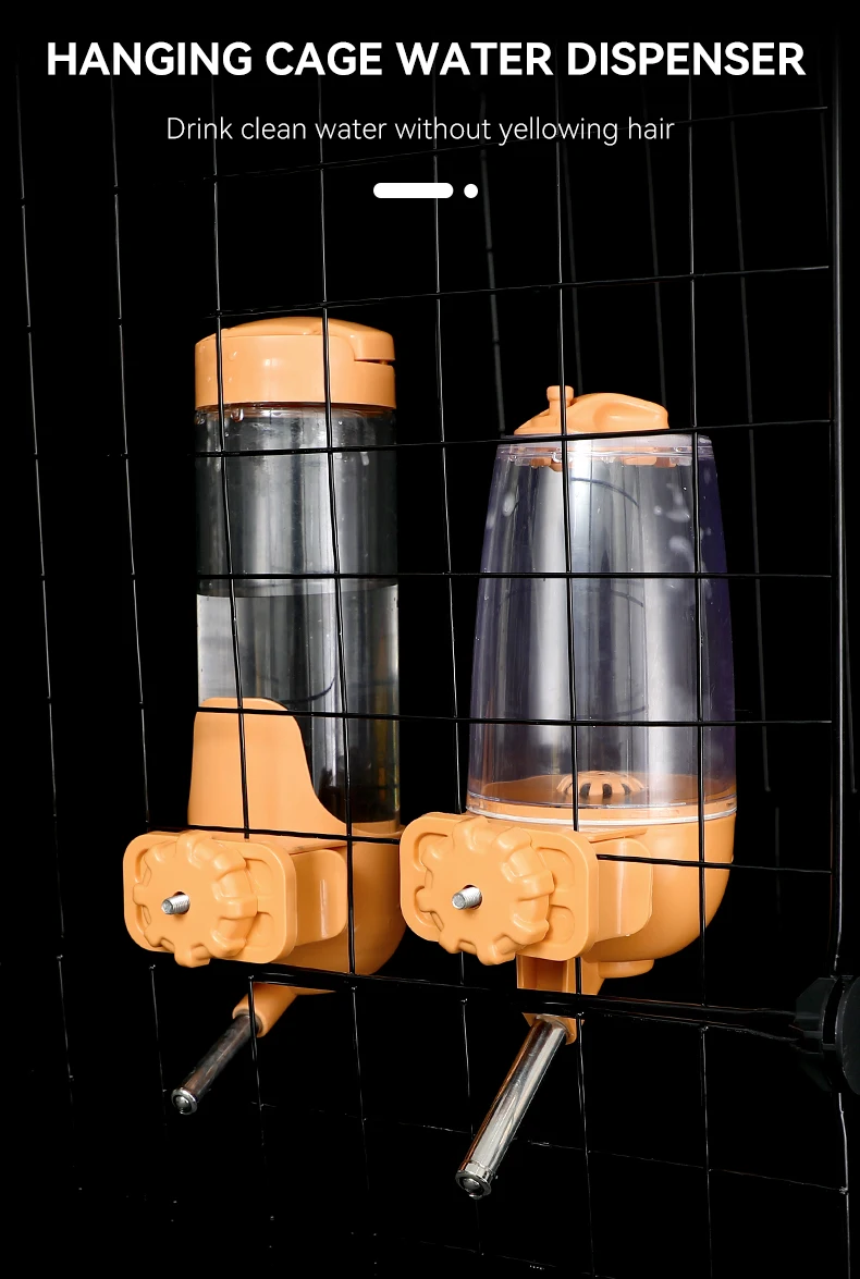 New Design Hot Products Dog Cage Hanging Drinking Fountain Pet Water Bottle supplier
