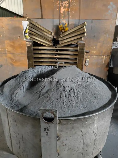 Black Emery Sand Black SIC 12# -6-Silicon carbide,Black Siclicon Carbide,Green Silicon Carbide,Plate-shaped aluminum oxide powder -Haixu abrasives Black Emery Sand Black SIC 12# -6-