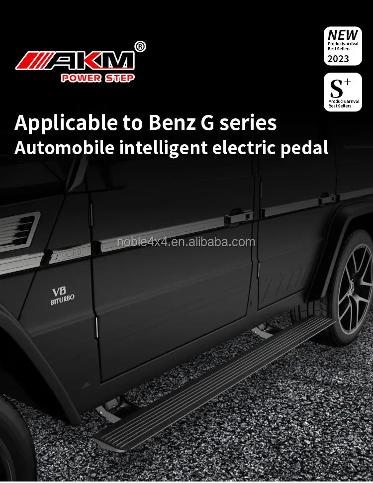 There Are Steps and Side Exhaust Outlets on the Vehicle Power Running Boards for Benz G500 G63 Electric Side Step 2019-2023 factory