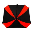 Umbrella Company Umbrella Big Size Fiberglass Shaft Square Shaped 2 Color Automatic Open Large Golf Umbrella 30inch