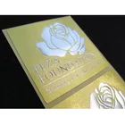 Gold Silver Sticker Silver Label Foil 2"X3" Icon Hot Stamping Gold Silver Lear Foil Labels Clear Sticker