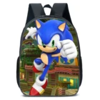 Backpack Cartoon Sonic Backpack For Primary School Student Hedgehog Children's Cartoon Anime Pack Bag