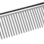 Dog Grooming PETPIA Stainless Steel Metal Dog Comb Double Teeth Pet Dog Comb Pet Grooming Tool