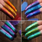 Colors 12 Colors Optical Chameleon Pigment For Nail Art Cosmetic Grade Chameleon Powder Acrylic Powder Set