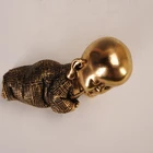 Statue Buddha Statues Resin Cute Buddha Golden Foil Resin Home Decorations Buddha Statue Little Monk Figurines