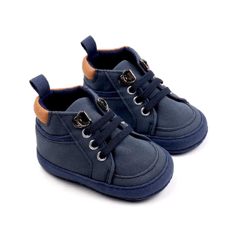 High Top Solid Color Imitation Musk Fur Baby Boys Fashion Casual Simple Toddler Boots details