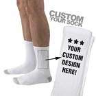 Create High Crew DS-N1-027 Make Your Own Oem Create Custom Socks High Quality Socks Custom No Minimum