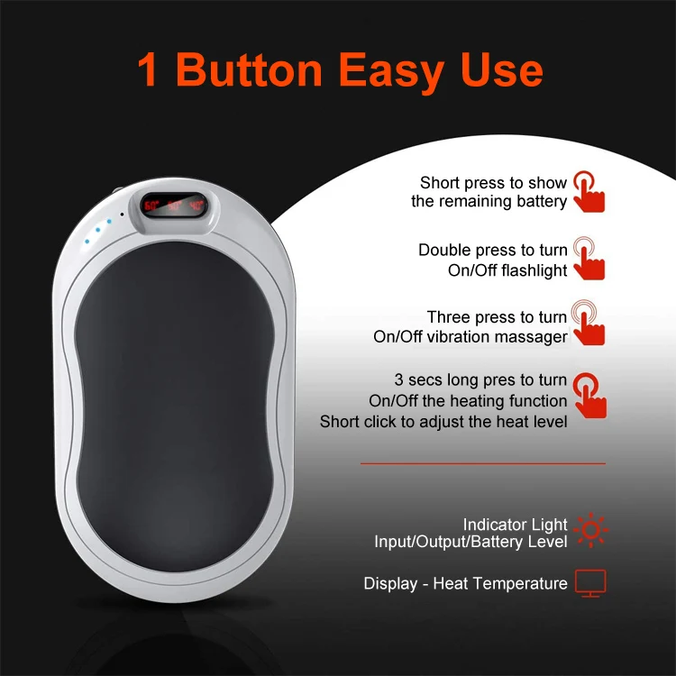 Hand Warmer, 10000mAh, USB - detail 16