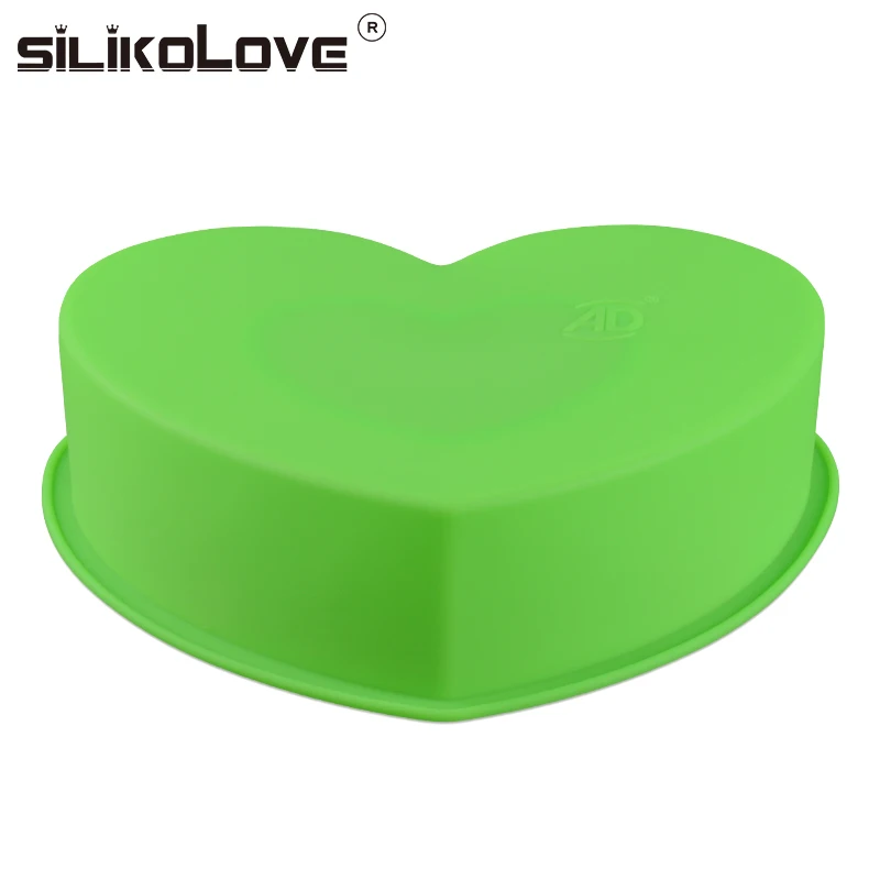 Newest Silicone Baking Tools Molds Multi Colours Heart Muffin Cup Baking Cake Mould