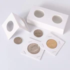 Different Size Coin Flips Cardboard Collecting Holders Coin Flip Assortment For Coin Collection Supplies