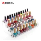 Nail Nail Acryl Stand EXCEL 3 Layered Nail Polish 40 Acrylic Display Stand