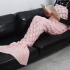 Women's Women Women's Sweater Blanket Winter Mermaid Keep Warm Long Knitted Sweater Blanket For Women