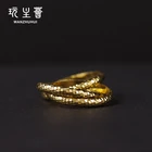 Ring Chinese Wholesale Ring Light Price 14K Gold Plated Ring Set