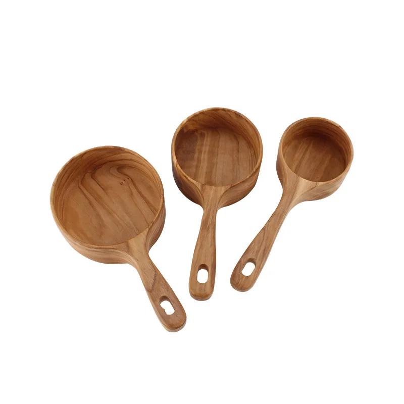 Wooden Measuring Spoon for Cooking Nonstick Wood Kitchen Utensil Cooking