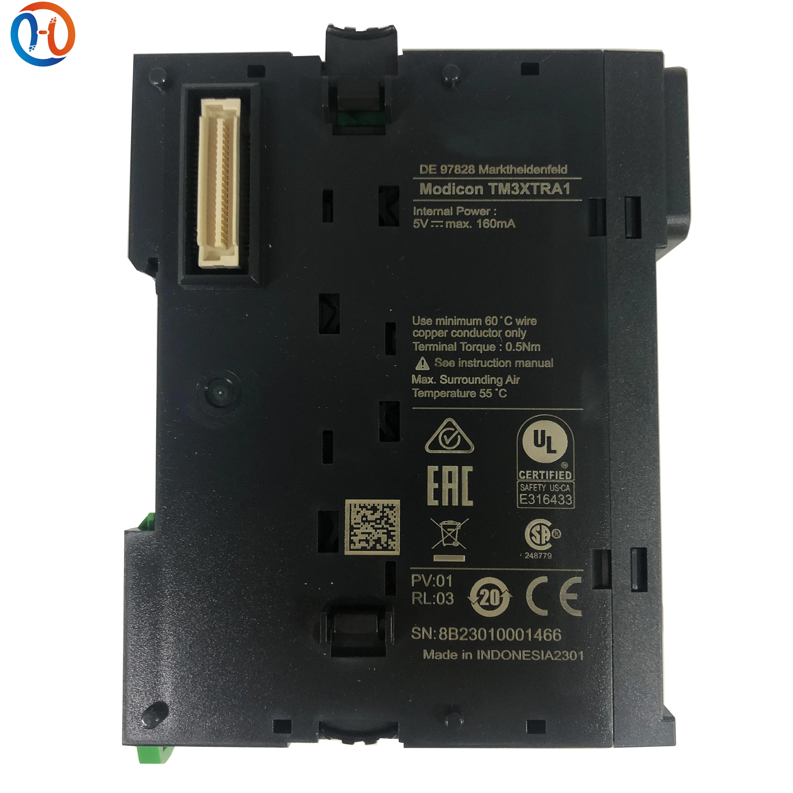 new original tm3xtra1 modicon tm3 extension bus module stable bus signal transmission convenient plc system expansion simple wiring and debugging strong anti interference-2