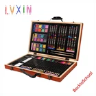 Promotional 80-Piece Deluxe Wood Art Creativity Stationary Set