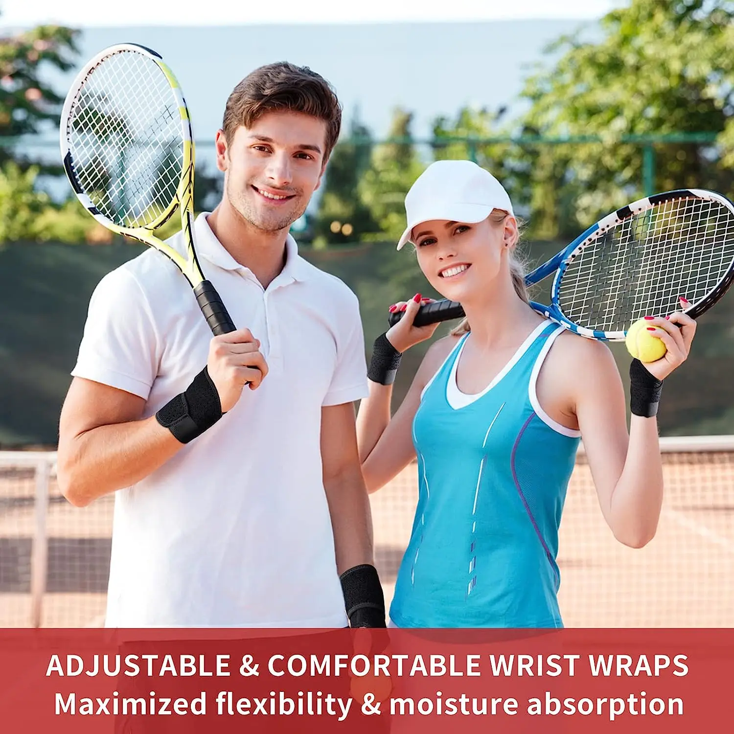Doctor Developed Premium Neoprene Wrist Support Wrist Brace, Wrist Strap Hand Support Suitable for Both Hands
