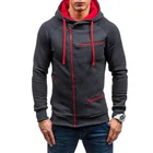 New Fashion Fall 2021 New Fashion Custom Zippered Sport Men's Hoodie Slim Hoodie
