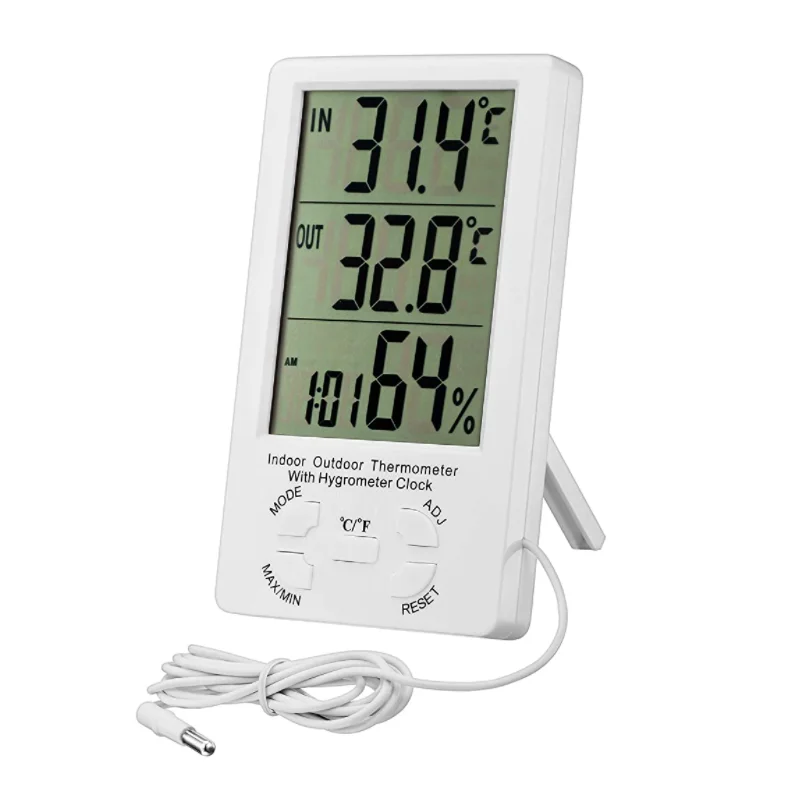 waterproof lcd clock free sample