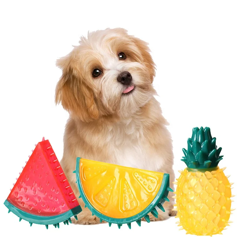 frozen fruit for teething puppy