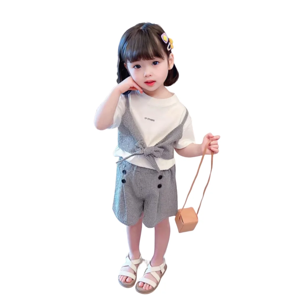 Perfect For Any Occasion Stylish Attractive Little Girls Complete Clothing Set Young Ladies Fashion Wear Clothing Manufacture