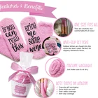 If Gift If You Can Read This Bring Me Some Wine Cupcake Packaging Novelty Funny Woman Hostess Word Bed Socks Gift