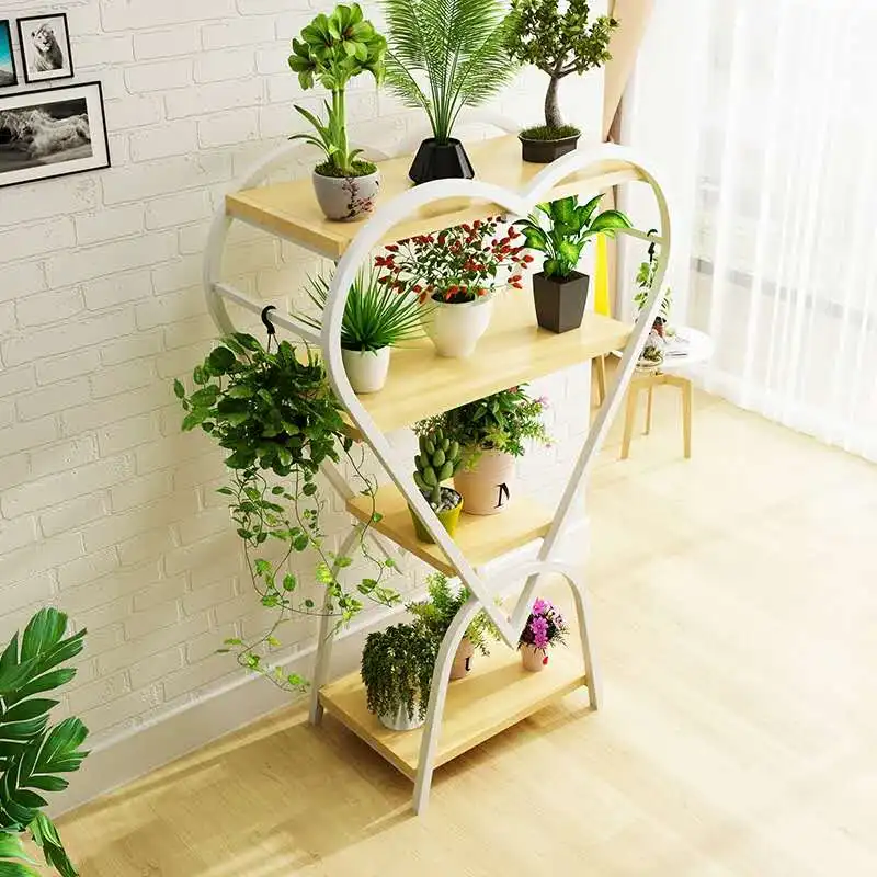YQ Forever Modern and simple new heart-shaped flower stand plant stand