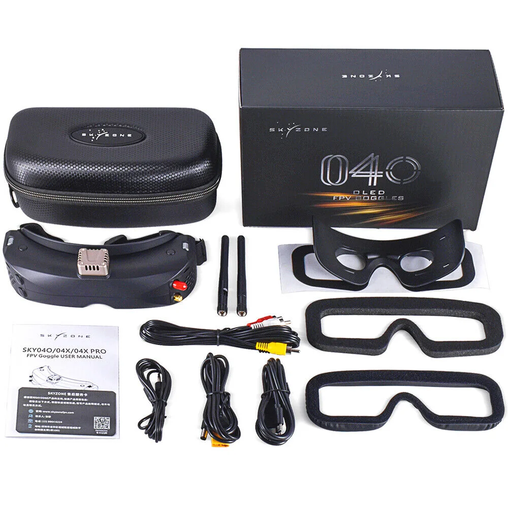 SKYZONE SKY04X PRO OLED 5.8G 48CH Steadyview Receiver 1920X1080 DVR FPV ...