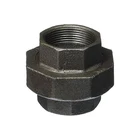 Union Black/Galvanised Malleable Cast Iron Brass Seated Union