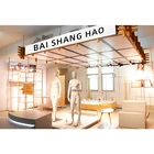 Boutique For Garment Display Rack Customized Boutique Store Garment Shelf Cloth Display Rack For Retail Shops