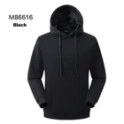 Warm Hoodies Black Color Keep Warm Custom Size Printing Joggers And Hoodies Men Size With Cotton