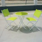 Set Good ODM Customized Color Outdoor Steel Folding Chairs Table Set
