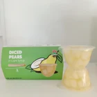Pear Pear 4oz 113g Hot Sale Fresh Diced Pear In Light Syrup In Fruit Cup