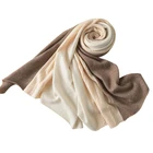 Factory Wholesale Fashion Lady Warm Long Shawl 100% Wool Winter Scarf