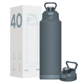 12oz 18oz 24oz 32oz 40oz Sports Vacuum Insulated Flask with Custom Logo Insulated Stainless Steel Metal Water Bottle for Gym