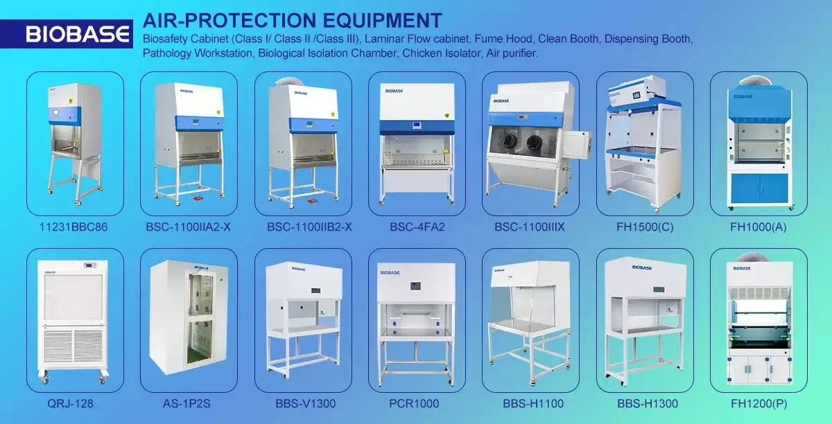 Biobase Vertical Laminar Flow Cabinet With Heap Filter For The