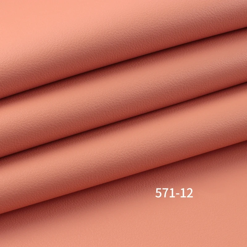 1.8mm Thickness PVC Leather with Cowhide Pattern and Double Faced Design for Bags and Furniture