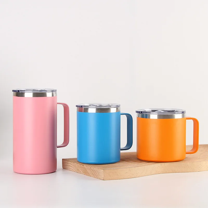 New 304 stainless steel insulation cup vacuum double layer high value handheld cup outdoor portable mug wholesale