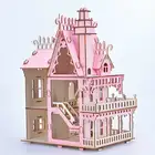 Diy House Toys House 2021 Manufacturers Directly Wholesale High Quality DIY House 3D Wooden Educational Toys For Kids