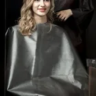 Hair Cape Professional Hair Cutting Customized Beauty Waterproof Polyester Barber Hairdressing Salon Cape Aprons